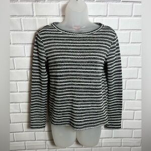 JOE FRESH women black &,white striped sweater /size XS